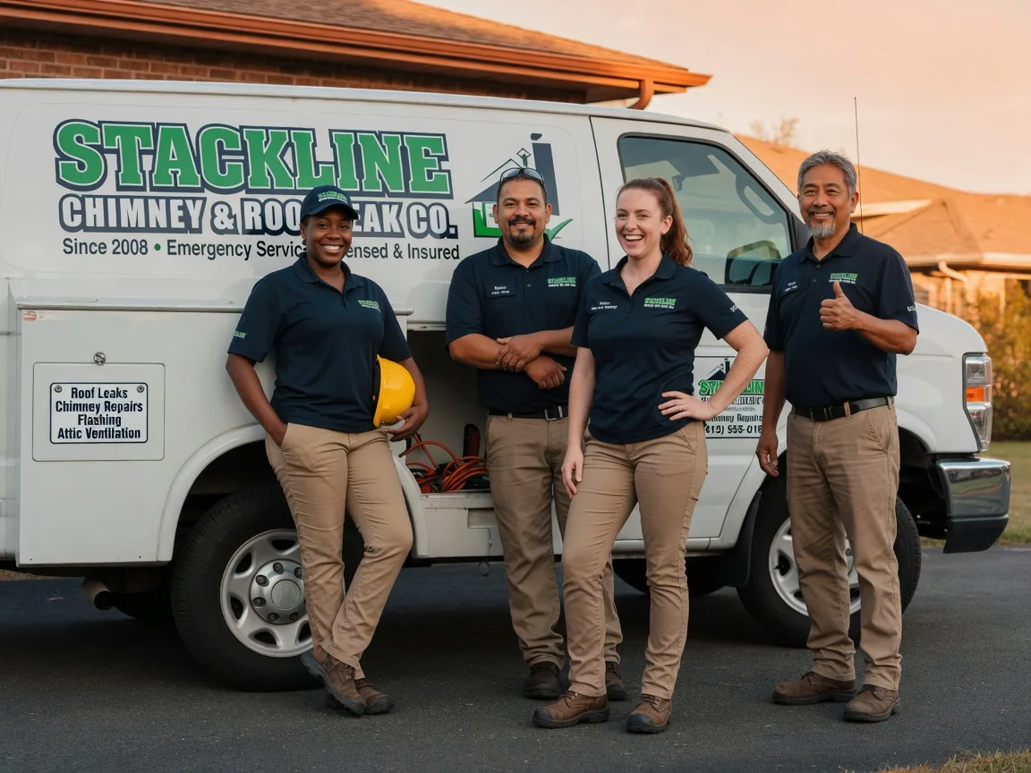 Chimney flashing repair company in North Hampton, OH